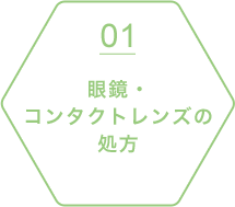 眼鏡・コンタクトレンズの処方